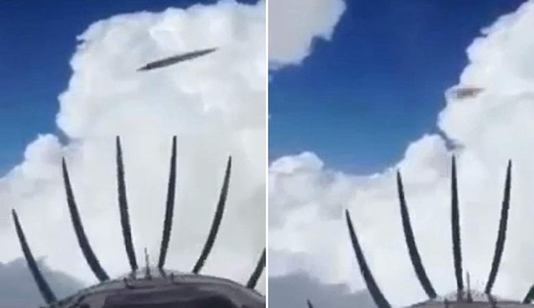 Der argentinische Pilot hat zwei UFOs aus dem Cockpit gefangen