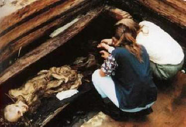 Archäologen haben eine Frau mit slawischem Aussehen entdeckt, deren Alter eine Million Jahre beträgt.