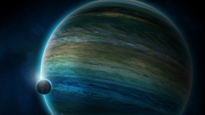 Astronomen haben einen riesigen Planeten entdeckt, der sich in der Nähe dreht