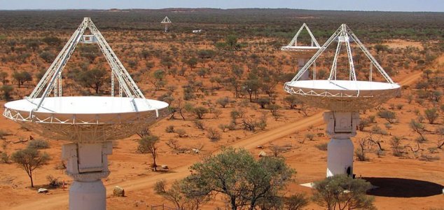 Australische Astronomen haben ein Funksignal von einer fernen Galaxie empfangen