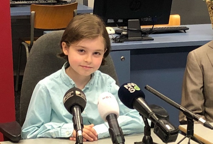 Das neunjährige Wunderkind aus den Niederlanden wird bald ein Hochschuldiplom erhalten.