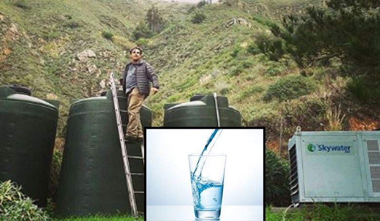 Zweitausend Liter reines Wasser pro Tag aus der Luft