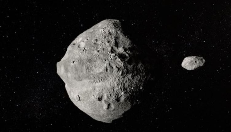 Ein binärer Asteroid flog mit einer Geschwindigkeit von 25.000 km / h nahe an die Erde 