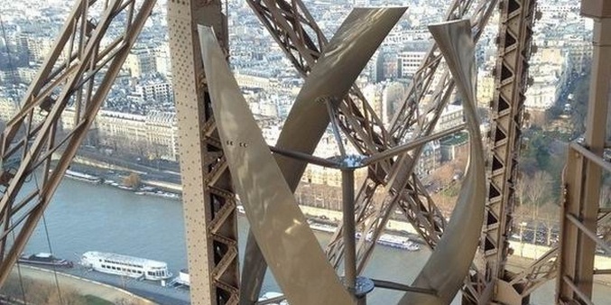 Der Eiffel wird jetzt mit Windkraft betrieben