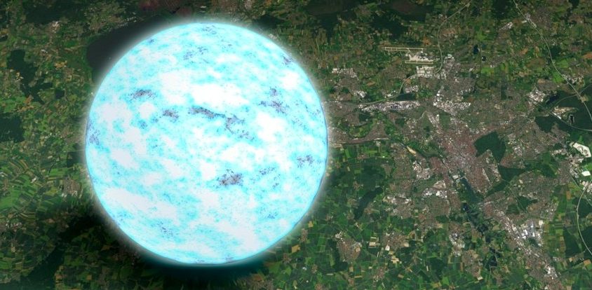 Die Physiker haben gerade die genaueste Schätzung der wahren Größe von Neutronensternen erhalten 