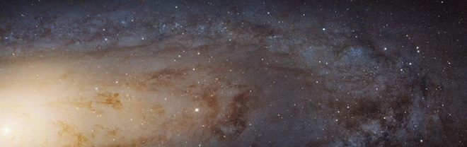 Andromeda Galaxy - ein einzigartiges Foto wurde empfangen