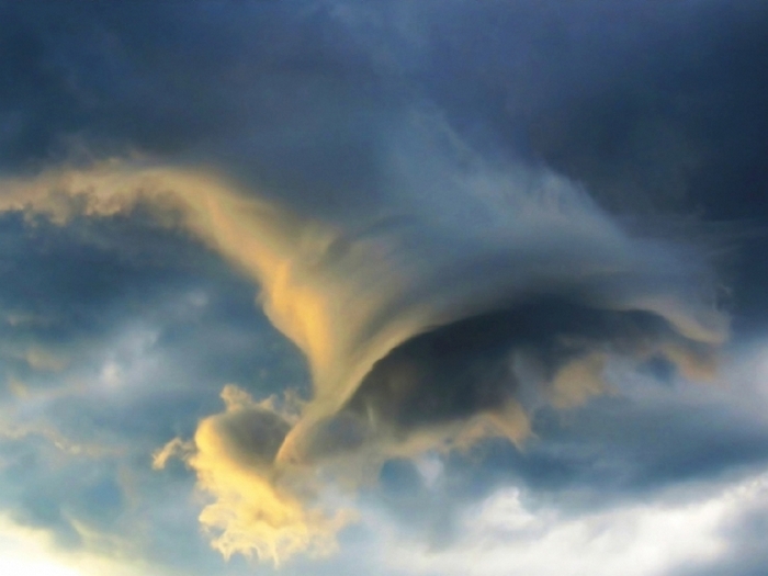 Schreckliche Wolken erschreckten die Bewohner von Rio de Janeiro