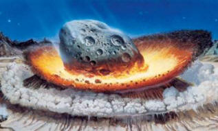 Meteoriten hinterlassen Narben auf dem Planeten