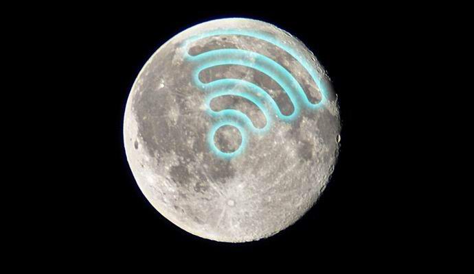 Wi-Fi erschien auf dem Mond