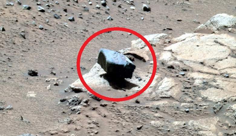 Auf dem Mars wurde ein schwebender Block gefunden
