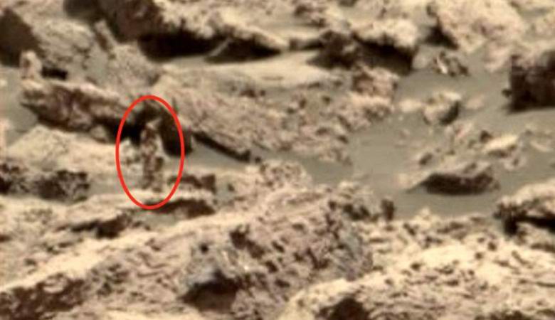 Auf dem Mars wurde eine Statuette mit einem spitzen Hut entdeckt.