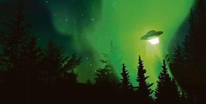 Ein grünes UFO blitzte über Transbaikalia