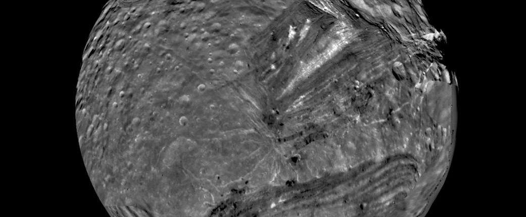 Die NASA veröffentlichte nach der endgültigen Verarbeitung ein Foto des Uranus-Satelliten 