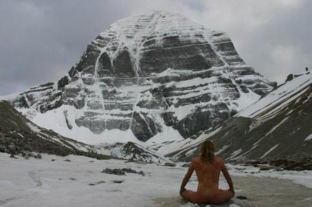 Schnelles Altern in der Nähe des Kailash-Berges