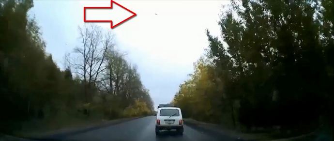 UFO hat einen Verkehrsunfall verursacht