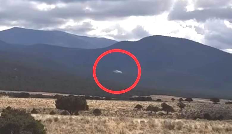 UFO in der Nähe des berühmten gefangen