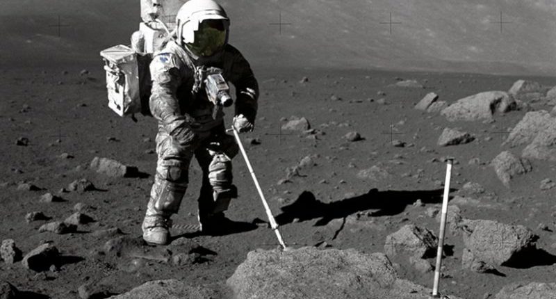 Auf dem Mond gefundener Sauerstoff kann Geheimnisse der Bildung der Atmosphäre auf der Erde enthüllen 