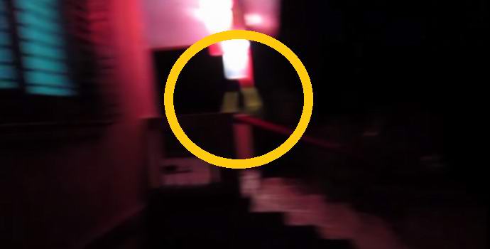 Teenager haben einen Geist auf Video gefilmt