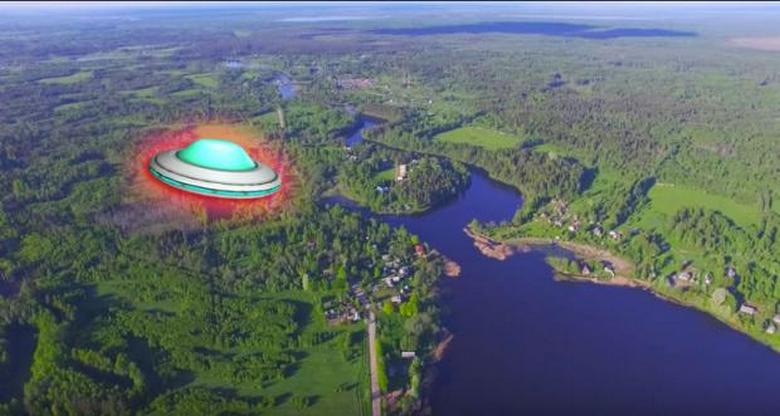 Das gespenstische UFO fegte über die Tver-Region