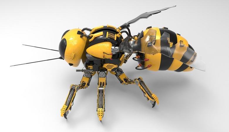 Bienenroboter fliegen, um den Mars zu erkunden