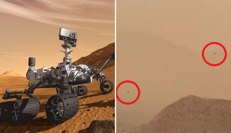 Rover Curiosity auf dem Mars gefangen