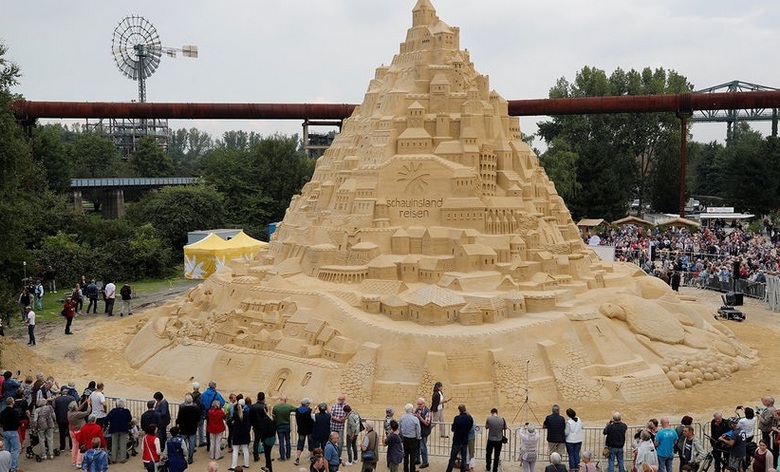 Die höchste Sandburg Deutschlands