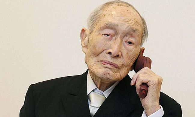 Heute ist der älteste Mann auf dem Planeten 112 Jahre alt