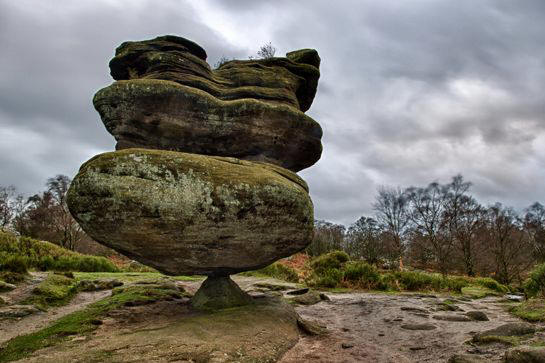 Der Felsen des Idols in Brimham