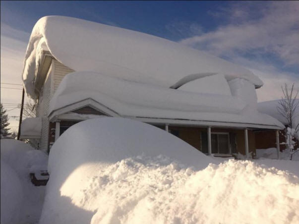 US Schneesturm Anomalie, Sturm