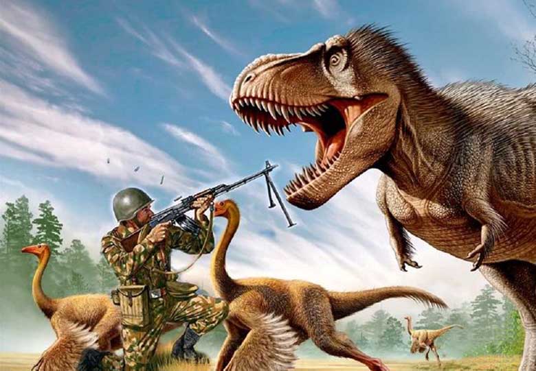 Haben sowjetische Soldaten Dinosaurier in der Mongolei gesehen?