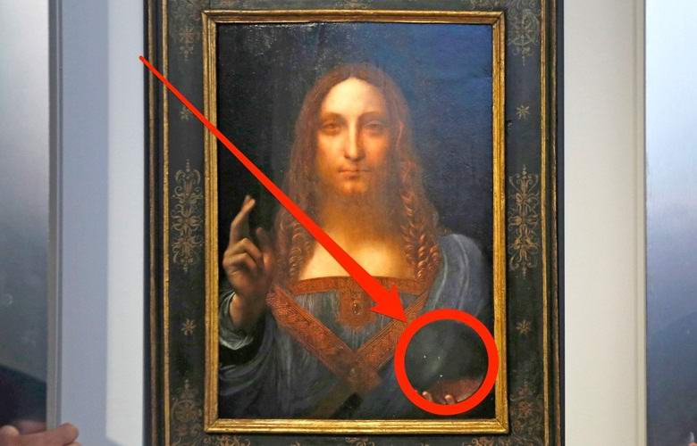 Auf der Leinwand von da Vinci wurde ein seltsames Detail gefunden, das für 450 Millionen verkauft wurde.