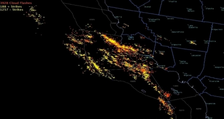 Leichter Sturm über Kalifornien als Vorbote einer neuen Katastrophe?