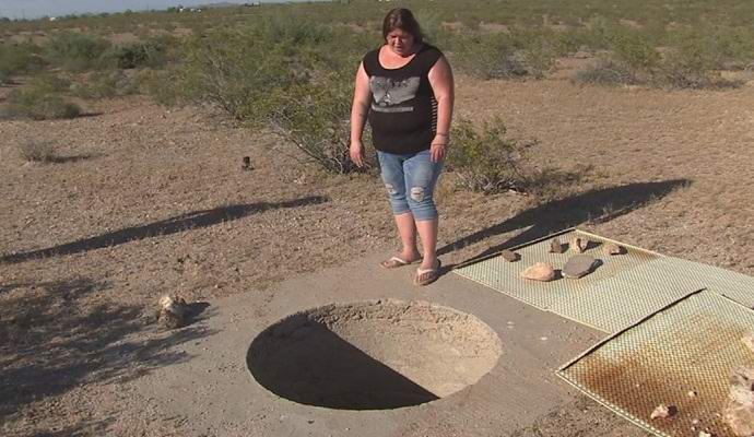 Ein mysteriöser Brunnen in Arizona wurde dem Erdboden gleichgemacht