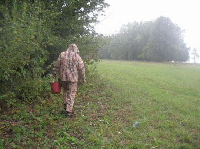 Teleportation für einen Spaziergang mit einem Hund