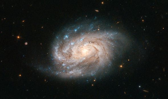 Das Hubble-Teleskop erfasst eine Galaxie ähnlich unserer 