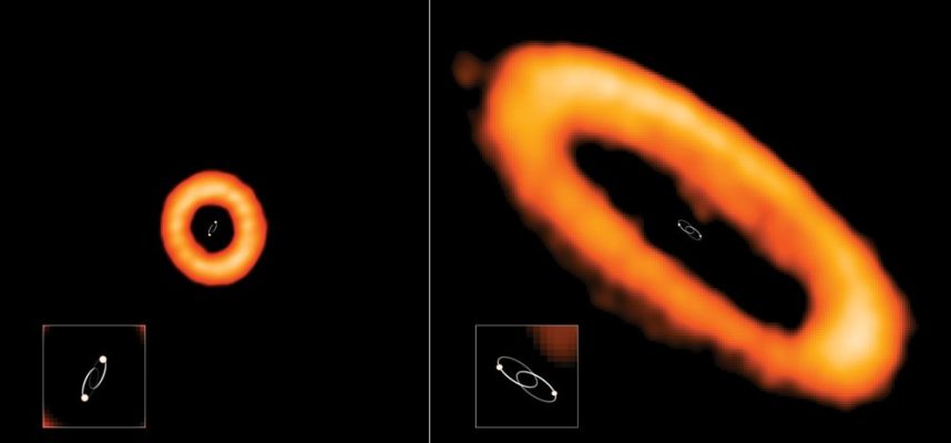 Erstaunliche Planeten drehen sich um binäre Sterne in seltsam versetzten Bahnen 