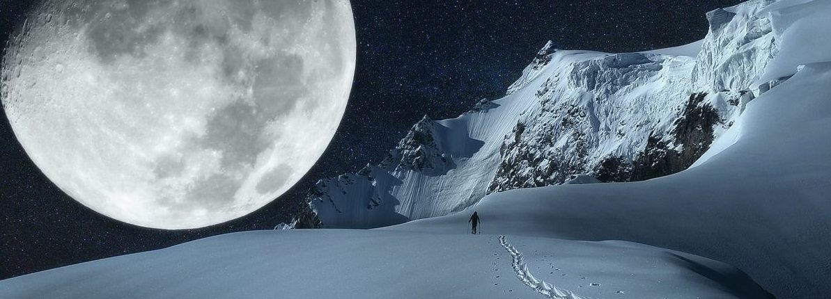 Dieses Wochenende werden wir 'Super Snow Moon' sehen.  Das bedeutet es 