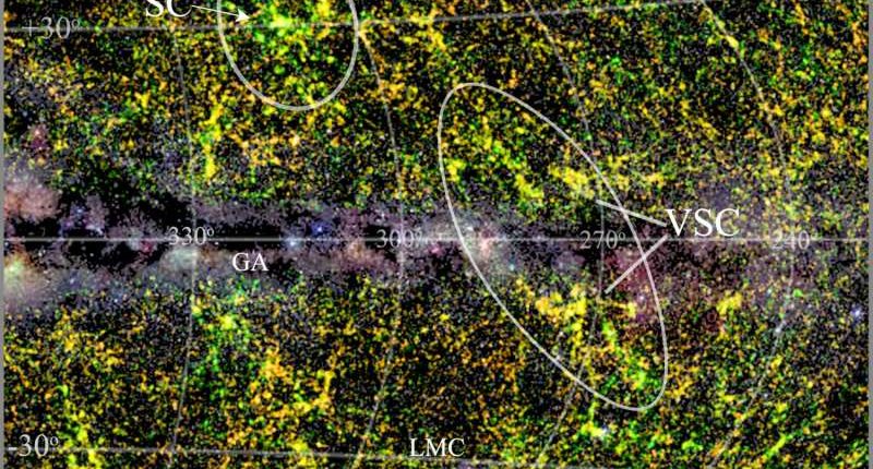 Ein riesiger Supercluster, der in der Nähe der Milchstraße entdeckt wurde 