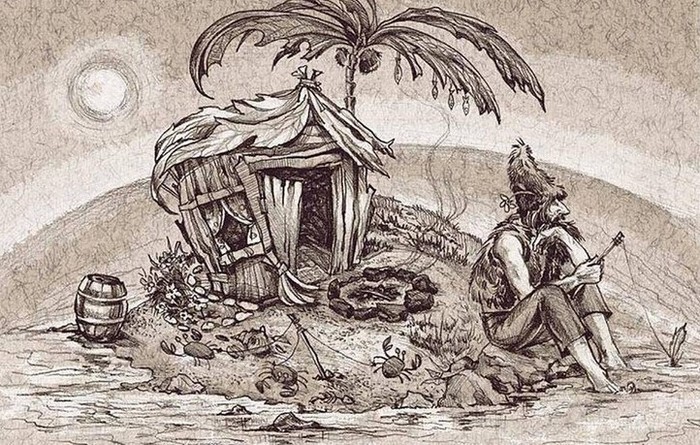 Russland hatte seinen eigenen Robinson Crusoe