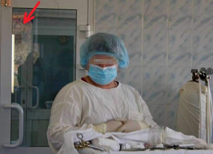 Ein Geist wurde in einem russischen Krankenhaus fotografiert