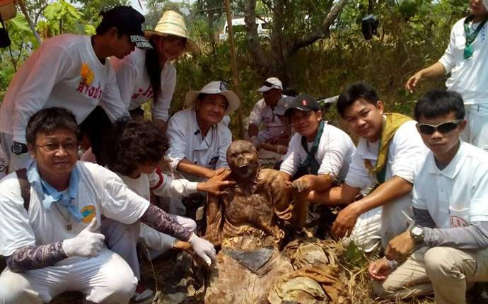 In Thailand entdeckte ein magisches Fragment der menschlichen Haut