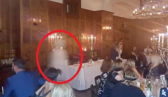 Das Welsh Hotel hat ein Phantom fotografiert