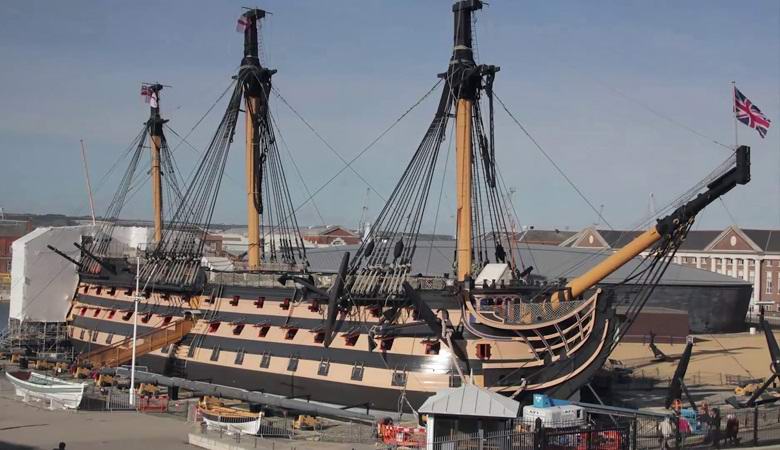 Der Geist von Admiral Nelsons Frau erschien im berühmten Museumsschiff