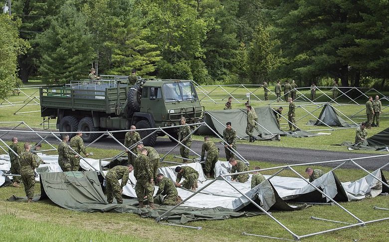 Kanadisches Militärbaulager für amerikanische Flüchtlinge?