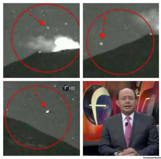 In der Nähe des Vulkans Popocatepetl wurden erneut UFOs bemerkt (Video)