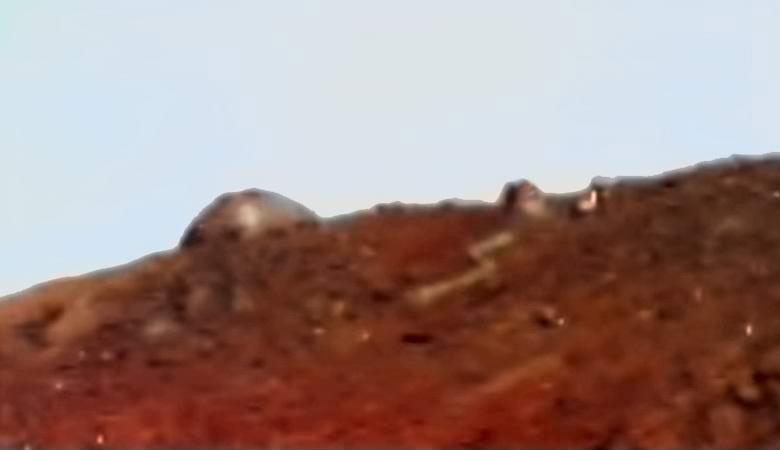 Auf dem Mars wurde eine Höhe ähnlich einer flachen Kuppel entdeckt.