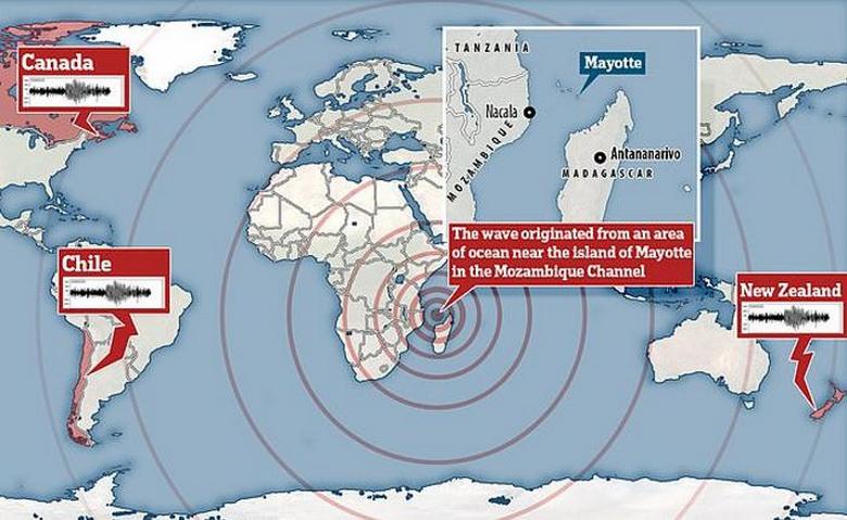 Das mysteriöse Rumpeln im Indischen Ozean verwirrte Seismologen der Welt