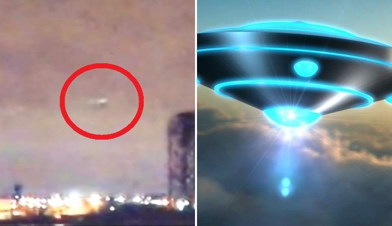 Geheimnisvolles UFO in den Luftnachrichten entdeckt