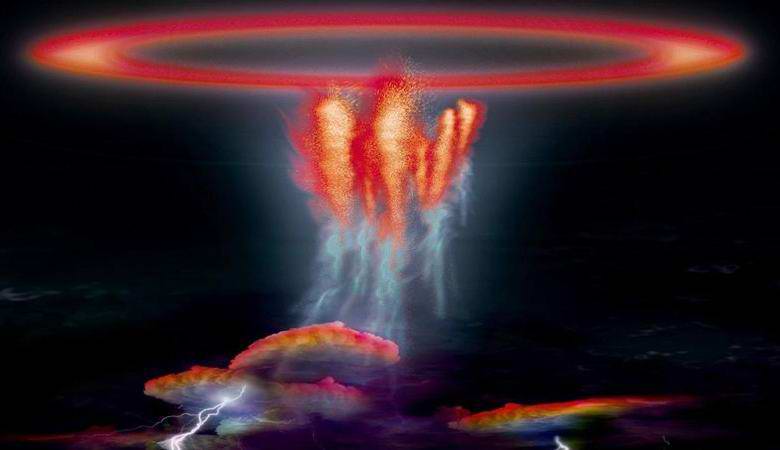 Das mysteriöse himmlische Licht traf die Bewohner Indonesiens