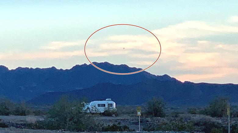 Einwohner von Arizona hat UFO-Material über UFOs geschickt